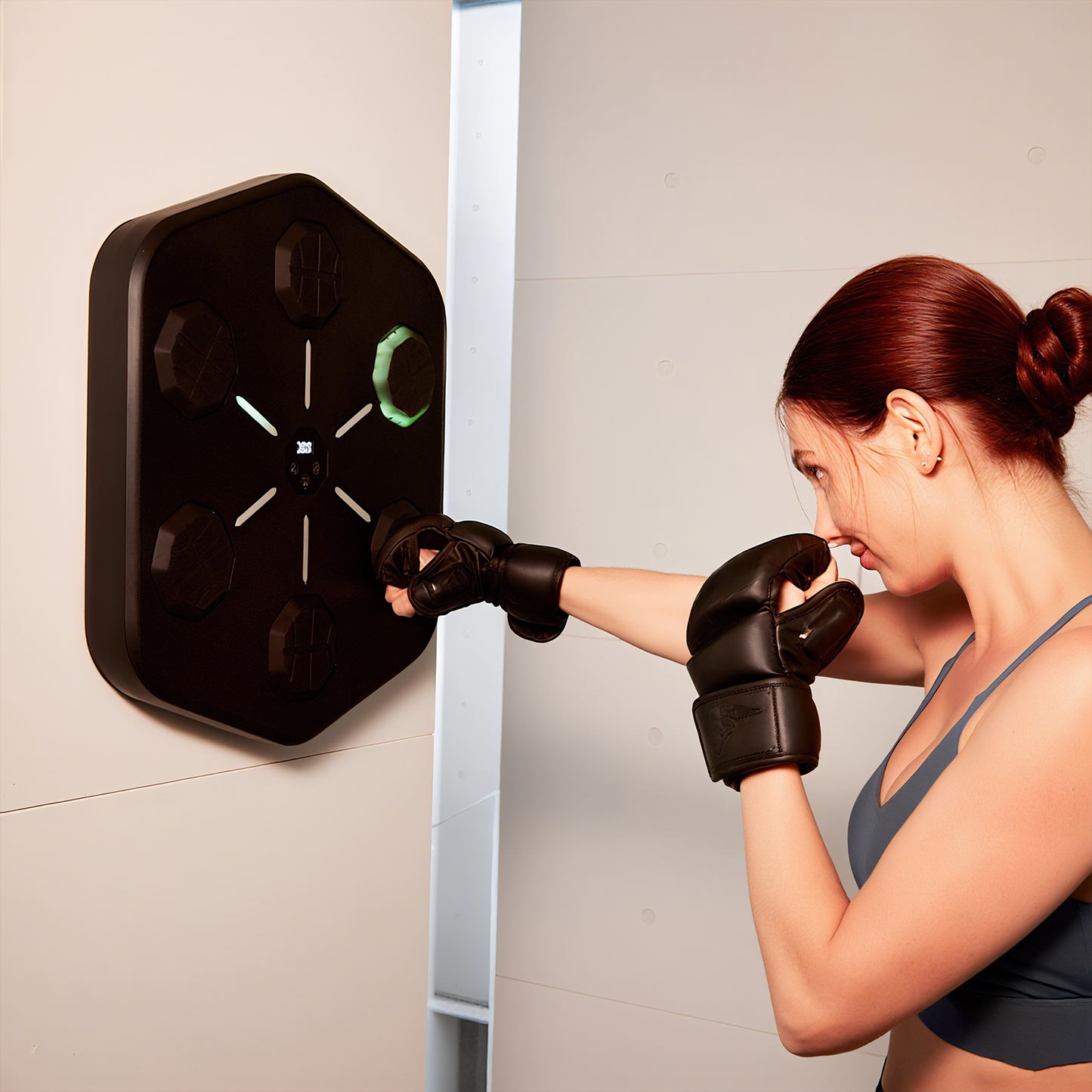Megelin Music Boxing Machine with Boxing Gloves