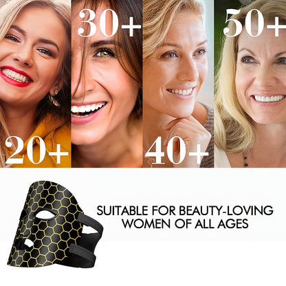 7-Color LED Facial Beauty Device – Multi-Mode Strap for Home Skincare