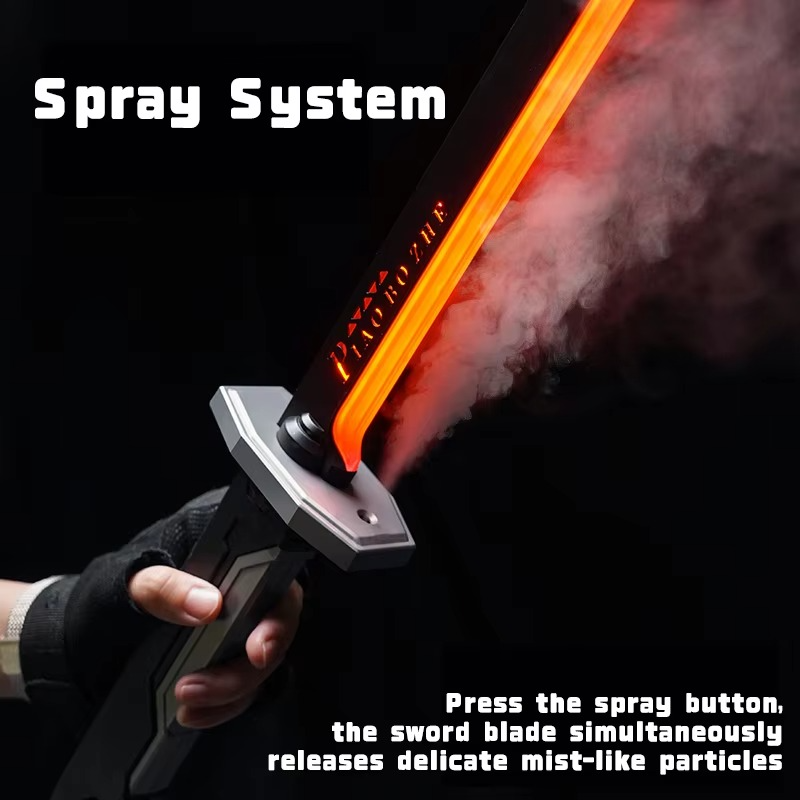 SparkBlade LED Sword Toy Flashing Lights, Smoke & Sound Effects