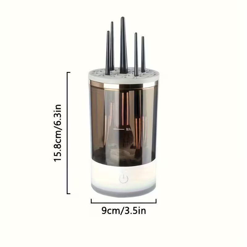 USB Plug Portable Electric Makeup Brush Cleaner With Rubber Makeup Machine