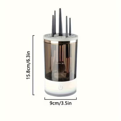 USB Plug Portable Electric Makeup Brush Cleaner With Rubber Makeup Machine