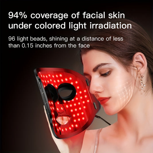 7-Color LED Facial Beauty Device – Multi-Mode Strap for Home Skincare